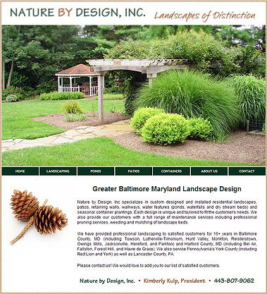 Maryland Landscape, Pond & Patio Design and Installation