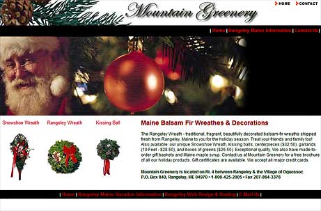 Mountain Greenery Maine Christmas Wreaths